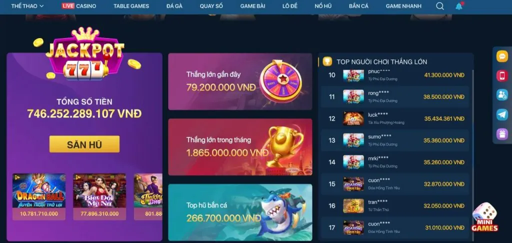 Trò chơi Sòng bạc Trực tiếp